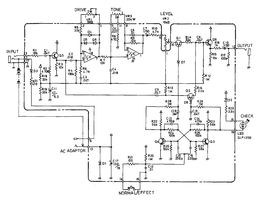 Pedal schematic